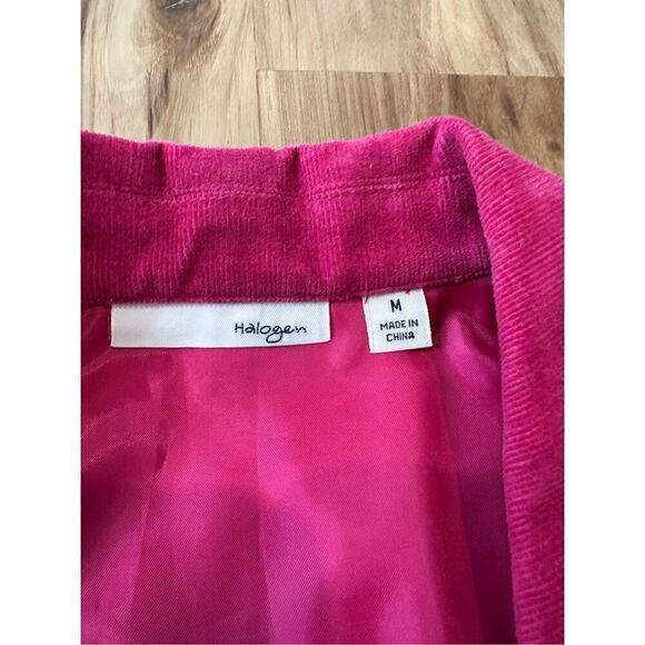 Halogen Hot Pink Corduroy Jacket Size Medium - Picture 6 of 7
